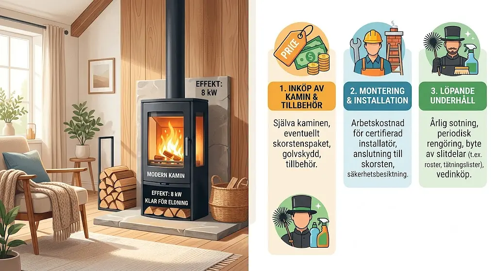 What does it cost to install a wood stove?