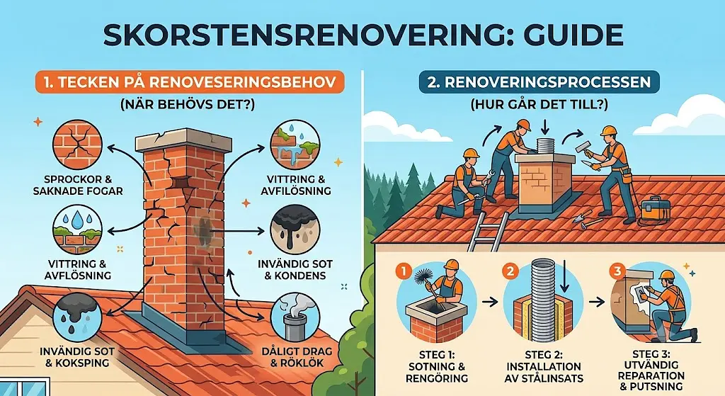 Skorstensrenovering – när behövs det och hur går det till?