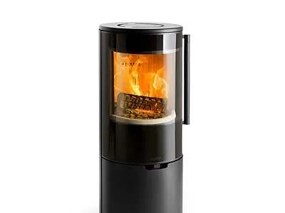 Keddy K900 Låg kamin Svart
